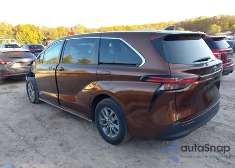 2021 Toyota Sienna Le из США, поврежденный, VIN 5TDKRKEC1MS055573